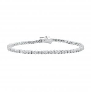 Love Spell Lab-grown Diamonds Tennis Bracelet 0.85 Ct. T.w. in Sterling Silver