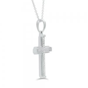 Link N Lock® Lab-grown Diamonds Cross Pendant-0.75 Ct. T.w. thumbnail 2