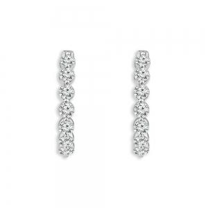 Bella By Ovani® Labgrown Diamond Double Vision Hoops Earrings 2.10 Ct. T.w. thumbnail 3