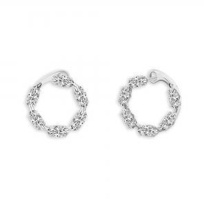 Bella By Ovani® Lab-grown Diamonds Hoops Earrings 5.00 Ct. T.w. thumbnail 3