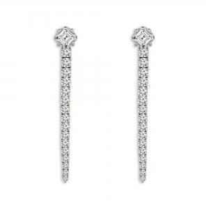 Bella By Ovani® Labgrown Diamond Asscher Journey Earrings 1.50 Ct. T.w. thumbnail 2