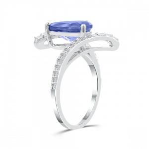Love Spell® Lab-grown Diamonds And Tanzanite Ring - 0.25 Ct. T.w. thumbnail 5