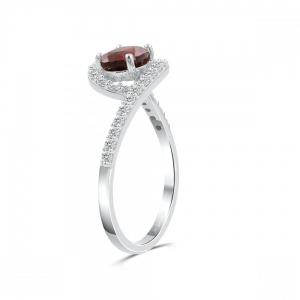 Love Spell® Lab-grown Diamonds And Garnate Ring - 0.30 Ct. T.w. thumbnail 5