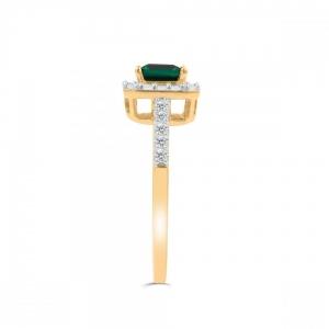 Love Spell® Lab-grown Diamonds And Emerald Ring - 0.35 Ct. T.w. thumbnail 6