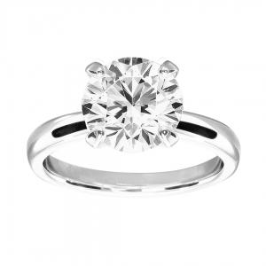 Ultimate Value® Natural Certified Diamond Solitaire Ring - 1 Ct. T.w. in 10K White Gold