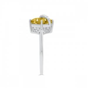 Love Spell® Lab-grown Diamonds And Citrine Ring - 0.05 Ct. T.w. thumbnail 6