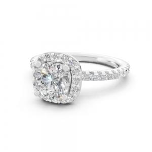 Ultimate Value® Lab-grown Diamonds Halo Ring - 1.75 Ct. T.w. thumbnail 3