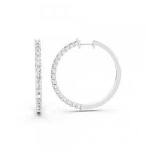 Ultimate Value® Lab-grown Diamonds Hoops - 2 Ct. T.w. thumbnail 3