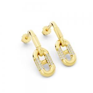 Bella By Ovani® Diamond Paperclip Dangling Earrings-0.20 Ct. T.w. thumbnail 3
