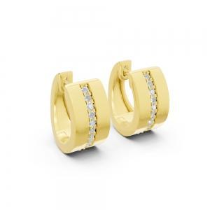 Bella By Ovani® Diamond Hoops Earrings-0.15 Ct. T.w. thumbnail 3