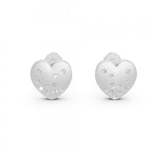 Bella By Ovani® Diamond Heart Studs Earrings-0.25 Ct. T.w. thumbnail 2