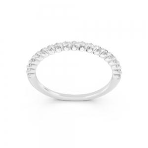 Novello  Lab-grown Diamonds Round Prong Anniversary Band 0.20 Ct. T.w. thumbnail 2