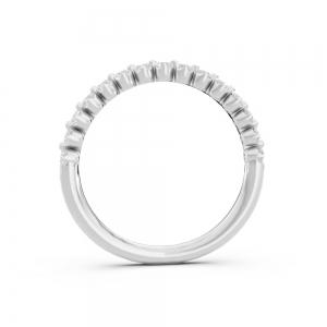 Novello  Lab-grown Diamonds Round Prong Anniversary Band 0.25 Ct. T.w. thumbnail 5
