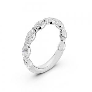 Novello  Lab-grown Diamonds Marquise Band 1.50 Ct. T.w. thumbnail 2