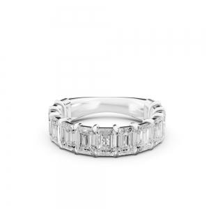 Novello  Lab-grown Diamonds Emerald Band 5.00 Ct. T.w. thumbnail 4