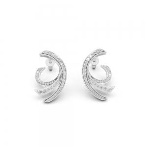 Bella By Ovani® Diamond Swirl Cuffs Earrings-0.50 Ct. T.w. thumbnail 2