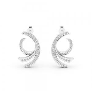 Bella By Ovani® Diamond Swirl Cuffs Earrings-0.50 Ct. T.w. thumbnail 3