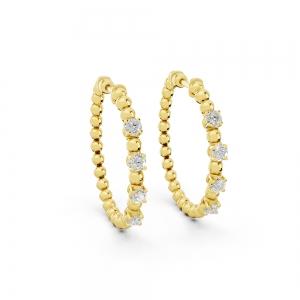 Bella By Ovani® Diamond Hoops Earrings-0.40 Ct. T.w. thumbnail 2