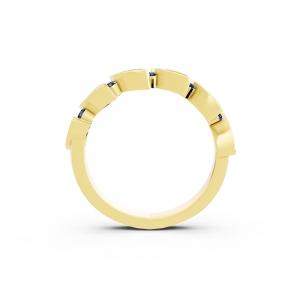 Aanika V. B. Sapphire Diamond Marquise Band-0.15 Ct. T.w. thumbnail 4