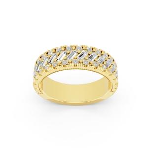Ovani® Labgrown Diamond Baguette Band 1.05 Ct. T.w. in 14K Yellow Gold