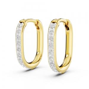 Bella By Ovani®  Lab-grown Diamonds Hoops Earrings 0.25 Ct. T.w. thumbnail 2