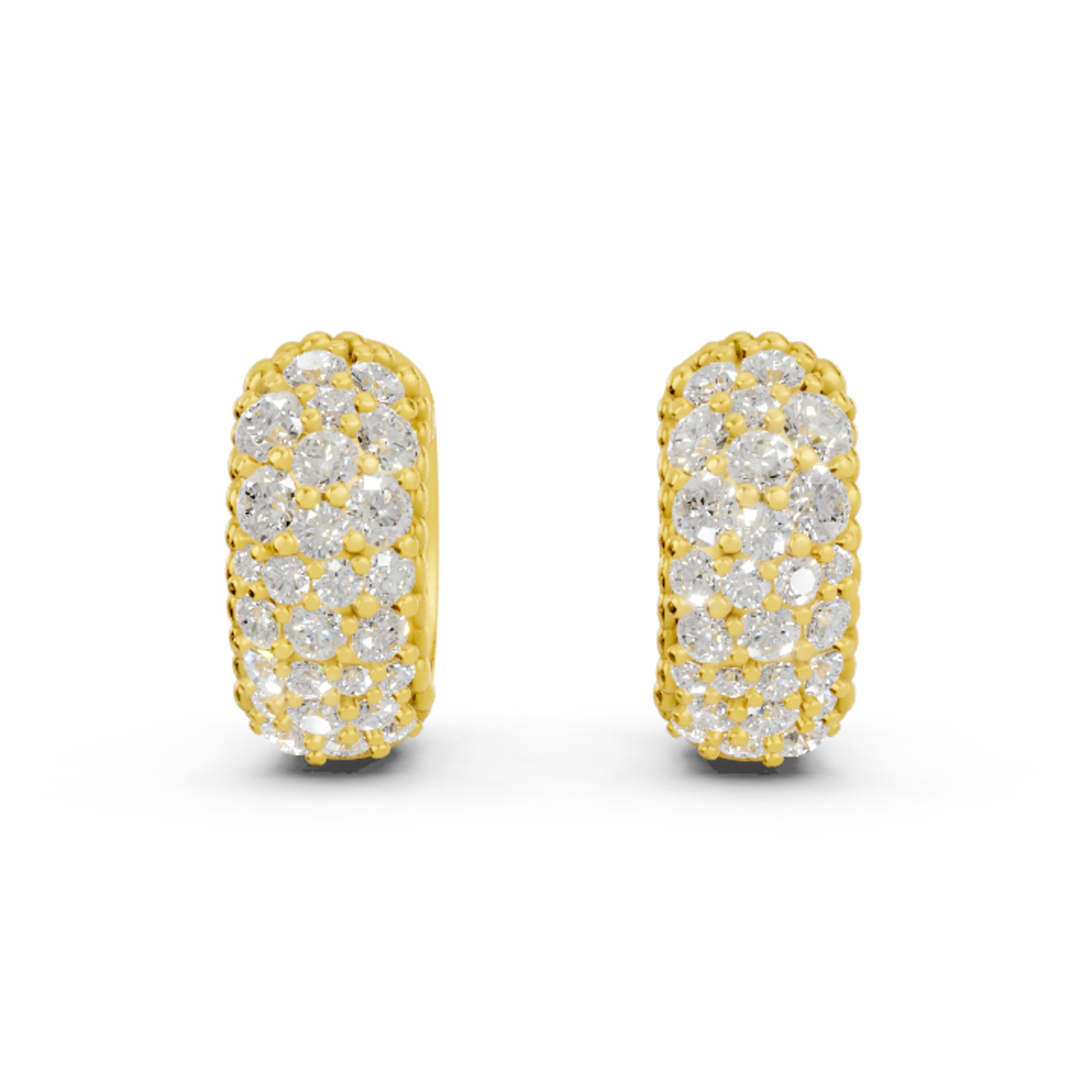 Novello  Lab-grown Diamonds Hoops Earrings 1.80 Ct. T.w. thumbnail 2