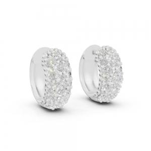 Novello  Lab-grown Diamonds Hoops Earrings 1.80 Ct. T.w. thumbnail 3