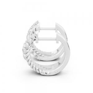 Novello  Lab-grown Diamonds Hoops Earrings 0.45 Ct. T.w. thumbnail 5