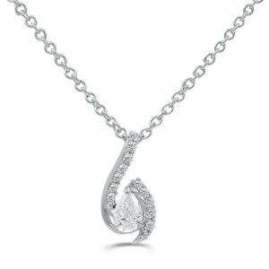 Love Spell® Lab-grown Diamonds Solitiare Pendant-0.20 Ct. T.w. in Sterling Silver