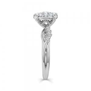Eternal Vow" Lab-grown Diamonds Promise Ring 0.55 Ct.t.w thumbnail 4