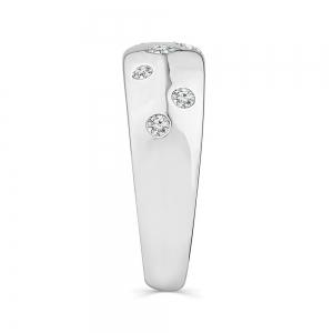 Lab-grown Diamonds 3-row Band 0.95 Ct.t.w thumbnail 4