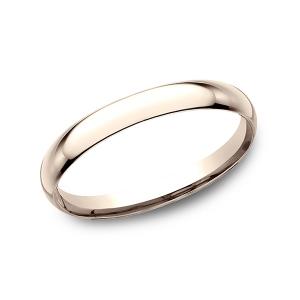 Standard Comfort-Fit Wedding Ring in 14K Rose Gold (2 mm)